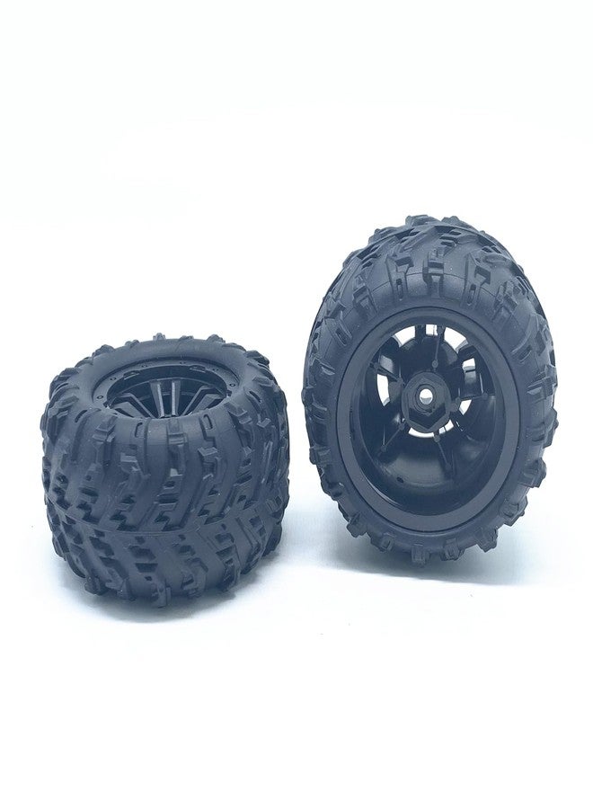 KingVal 2PCS Replacement 85MM Tire Wheel Tyre RC Spare Parts Compatible with JJRC Q117-A Q117-B RC Car - Image 3